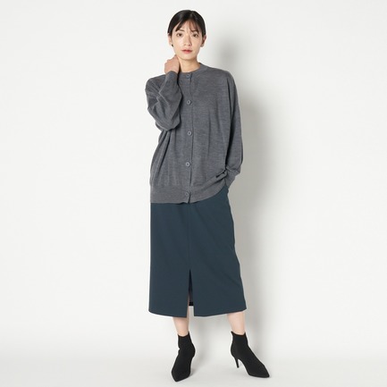 WOOL HIGHGAUGE CARDIGAN 詳細画像 ミディアムグレー 10