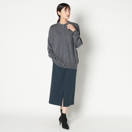 WOOL HIGHGAUGE CARDIGAN 詳細画像 ミディアムグレー 12