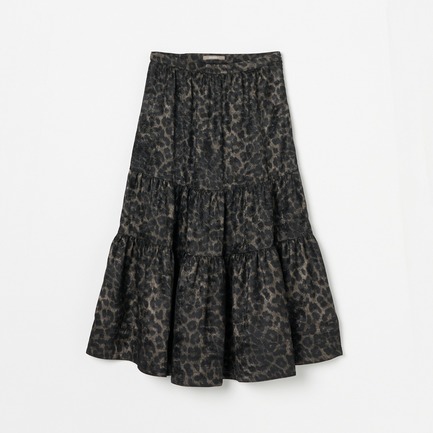 LEOPARD&DALMATIAN FLARE SKIRT 詳細画像 アイボリー 1