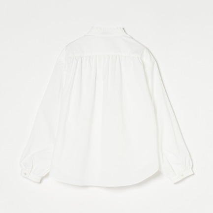TASLAN TYPEWRITER FRILL BLOUSE 詳細画像 オフ 1