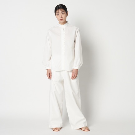 TASLAN TYPEWRITER FRILL BLOUSE 詳細画像 オフ 10