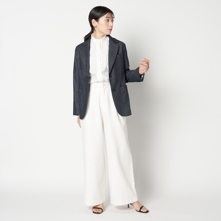 TASLAN TYPEWRITER FRILL BLOUSE 詳細画像 オフ 11