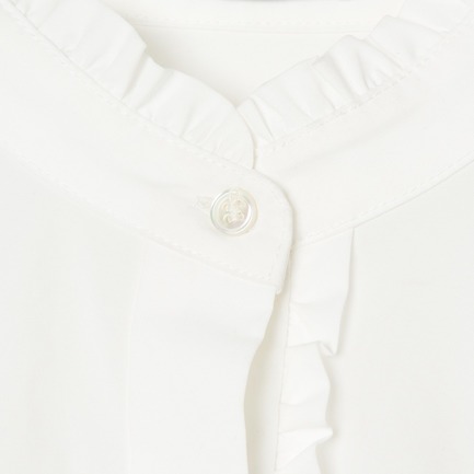 TASLAN TYPEWRITER FRILL BLOUSE 詳細画像 オフ 6
