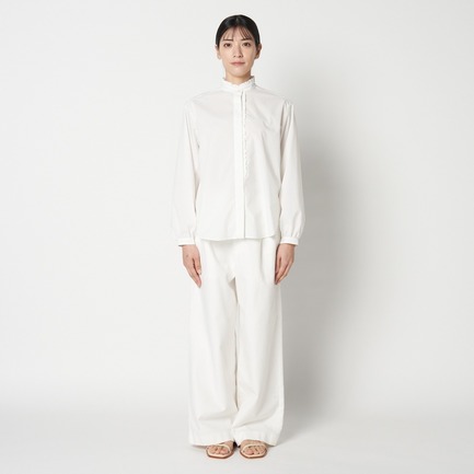 TASLAN TYPEWRITER FRILL BLOUSE 詳細画像 オフ 7