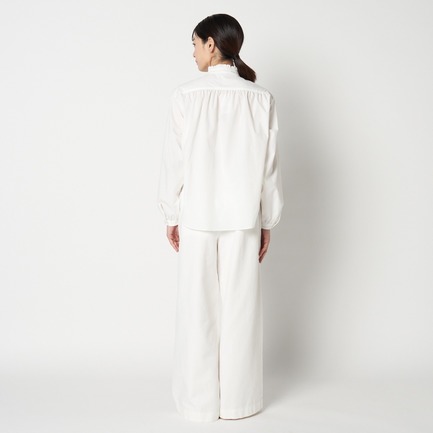 TASLAN TYPEWRITER FRILL BLOUSE 詳細画像 オフ 8