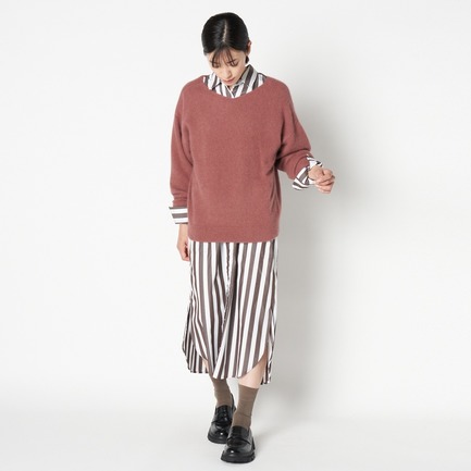 RACCOON 2WAY NECK PULLOVER 詳細画像 アイボリー 15