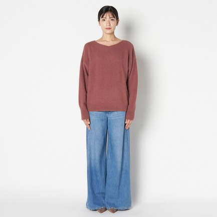 RACCOON 2WAY NECK PULLOVER 詳細画像 アイボリー 7