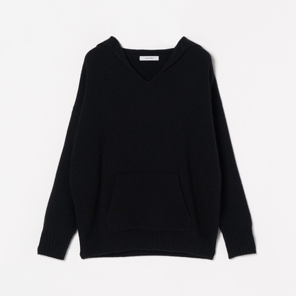WOOL CASH SAILOR COLLAR PULLOVER