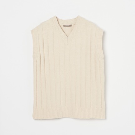 BOUCLE V NECK LIB BEST