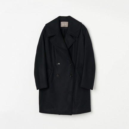 BELLANDI WOOL MELTON P COAT 詳細画像 ブラック 1