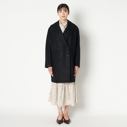 BELLANDI WOOL MELTON P COAT 詳細画像 ブラック 1