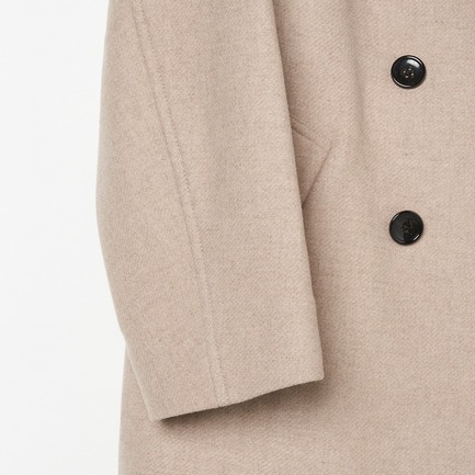 BELLANDI WOOL MELTON P COAT 詳細画像 ブラック 3