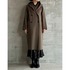 WOOL W-FACE HOODED COAT 詳細画像