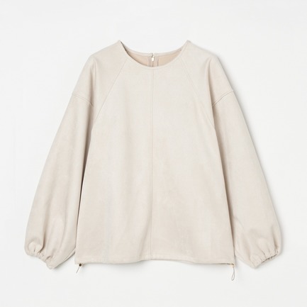 ECO SUEDE DOLMAN BLOUSE