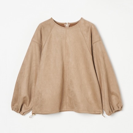 ECO SUEDE DOLMAN BLOUSE