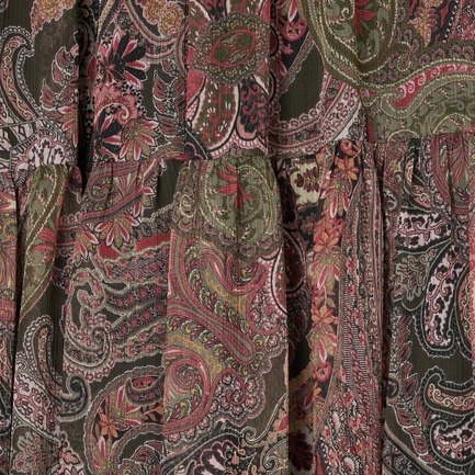 DEVEAUX SHIFFON PAISLEY SKIRT 詳細画像 ピンク 5