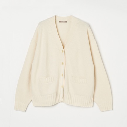 WOOL NYLON MIDDLE GAUGE CARDIGAN