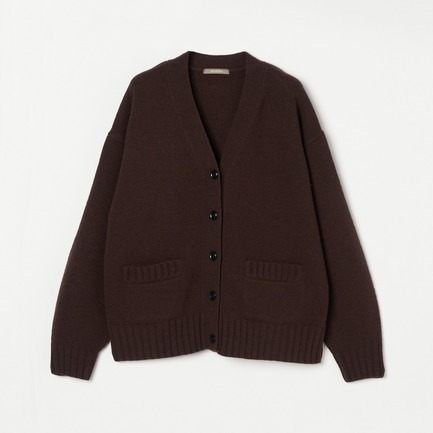 WOOL NYLON MIDDLE GAUGE CARDIGAN 詳細画像 オレンジ 1