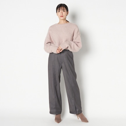 TR DOUBLE CLOTH TUCK PANTs 詳細画像 ミディアムグレー 12