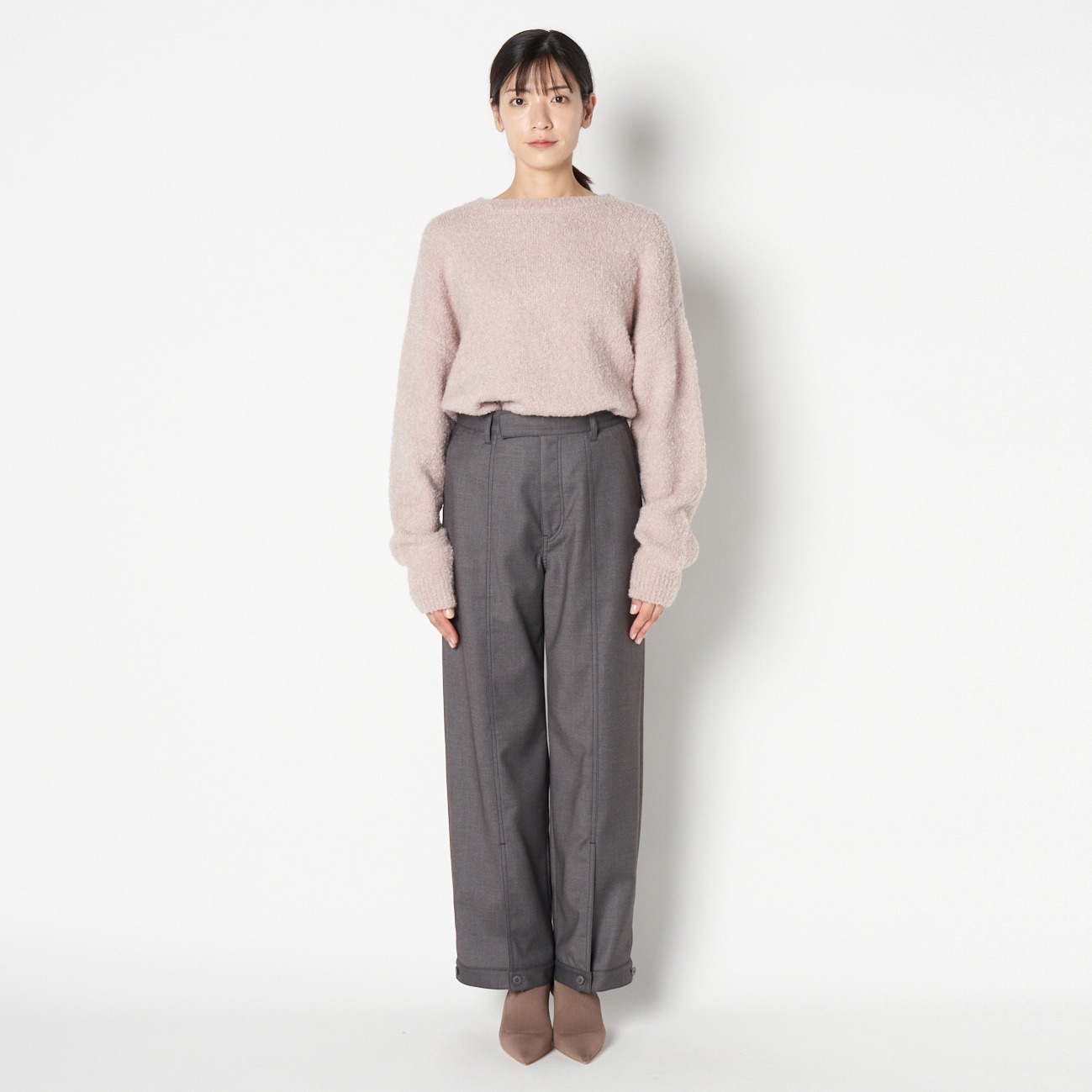 TR DOUBLE CLOTH TUCK PANTs｜HELIOPOLE｜HÉLIOPÔLE（エリオポール