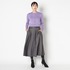 TR DOUBLE CLOTH TUCK SKIRT 詳細画像