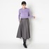 TR DOUBLE CLOTH TUCK SKIRT 詳細画像