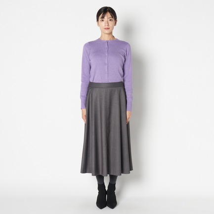 TR DOUBLE CLOTH TUCK SKIRT 詳細画像 ミディアムグレー 1