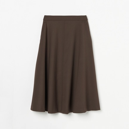 TR DOUBLE CLOTH TUCK SKIRT 詳細画像 カーキ 1