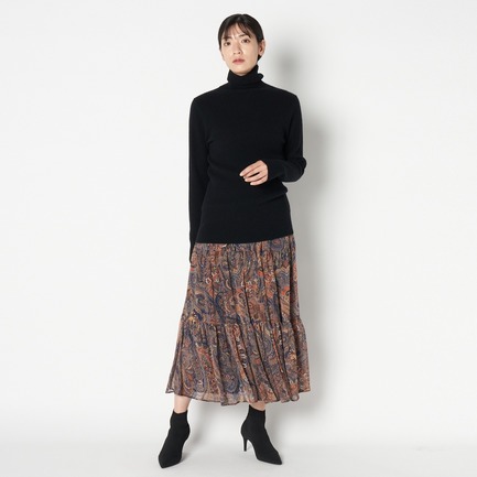 CASHMERE LIB TURTLE KNIT 詳細画像 ミディアムグレー 6