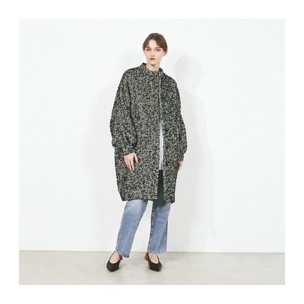 LOOP TWEED VOLUME SLEEVE COAT 詳細画像 ブラック 8