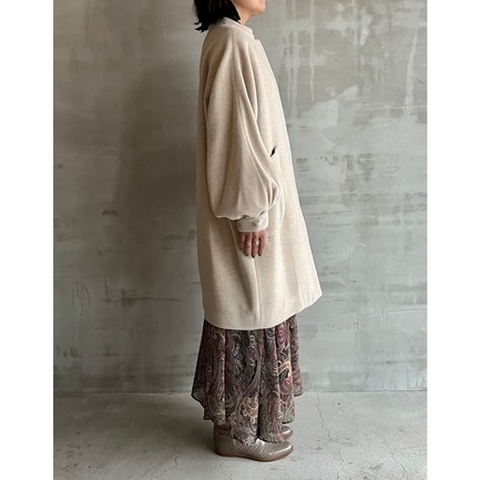 BELLANDI WOOL VOLUME SLEEVE COAT 詳細画像 ベージュ 2