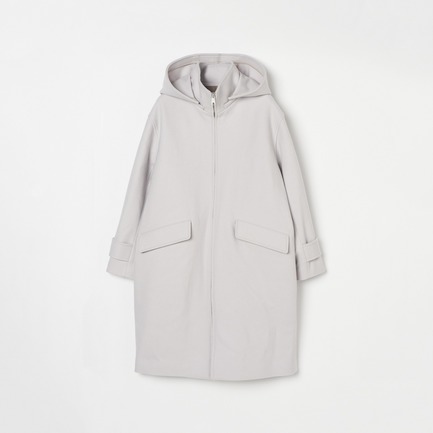 SUPER100 MELTON ZIP COAT