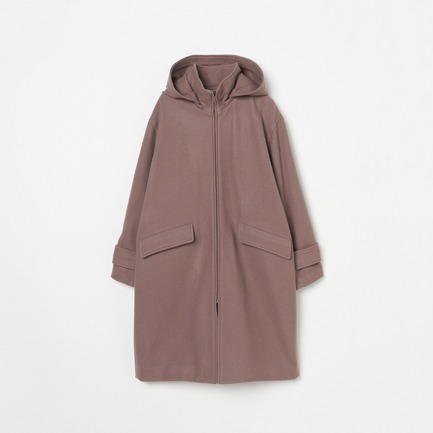 SUPER100 MELTON ZIP COAT