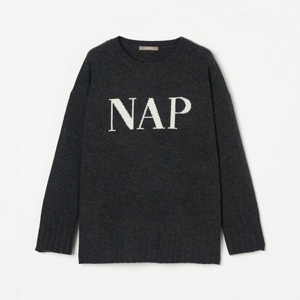 NAP INTARSIA CREW NECK PO 詳細画像 ミディアムグレー 1