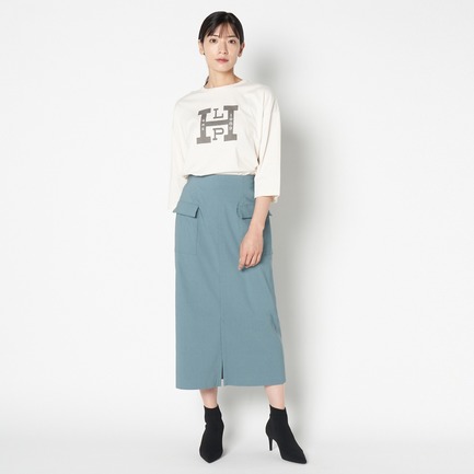 DOUBLE POCKET BOXY SKIRT 詳細画像 チャコールグレー 9