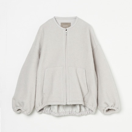 WOOL PILE DOLMAN BLOUSON