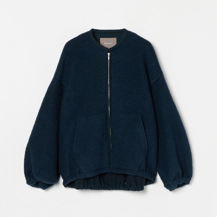 WOOL PILE DOLMAN BLOUSON