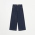 WIDE LEG CROPPED JEANS WITH TUCK 詳細画像