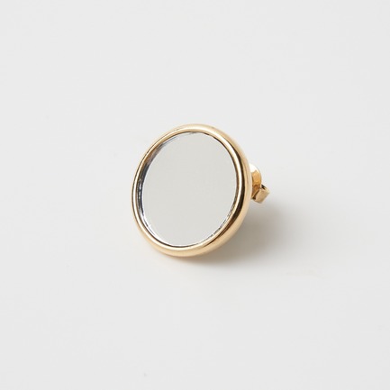 EARRINGS MIROIR ROND 詳細画像 ゴールド 4