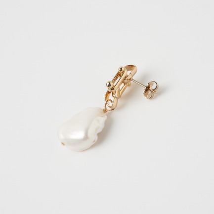 EARRINGS BAROQUE PEARL 詳細画像 ゴールド 2