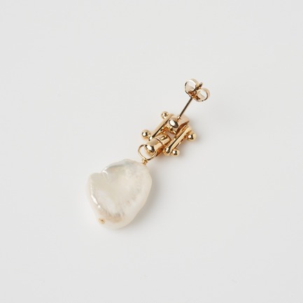 EARRINGS BAROQUE PEARL 詳細画像 ゴールド 3