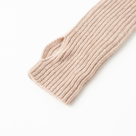 LONG RIB WRISTWARMER 詳細画像 ベージュ 1