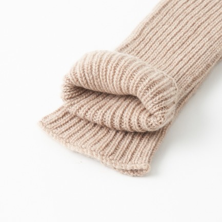 LONG RIB WRISTWARMER 詳細画像 ベージュ 4