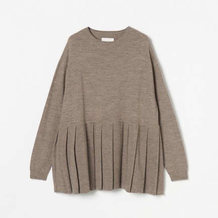 PLEAT PULLOVER 詳細画像 ダークブラウン 1