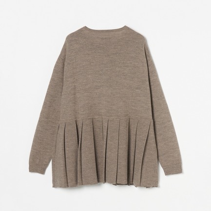 PLEAT PULLOVER 詳細画像 ダークブラウン 1