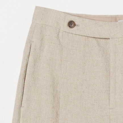 LINEN WOOL２WAY HEM PANTs 詳細画像 ベージュ 3