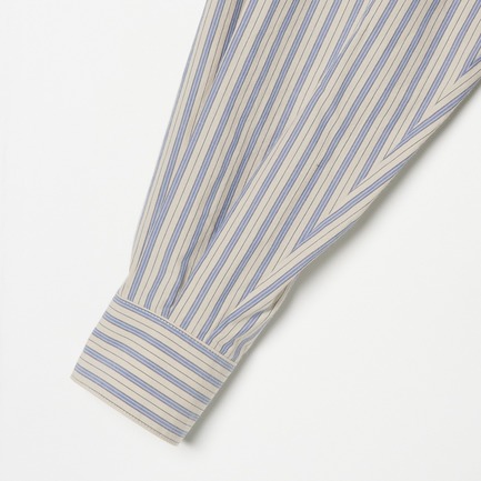 STRIPE STAND COLLAR SHIRT 詳細画像 ブルー 3