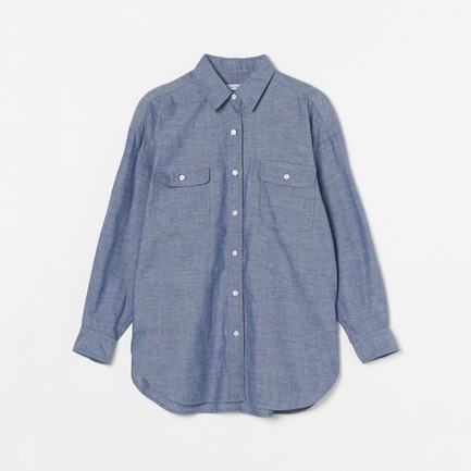 BIO WASH DUNGAREE SHIRT 詳細画像 ネイビー 1