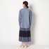 SLUB CHAMBRAY PLEATS SK 詳細画像