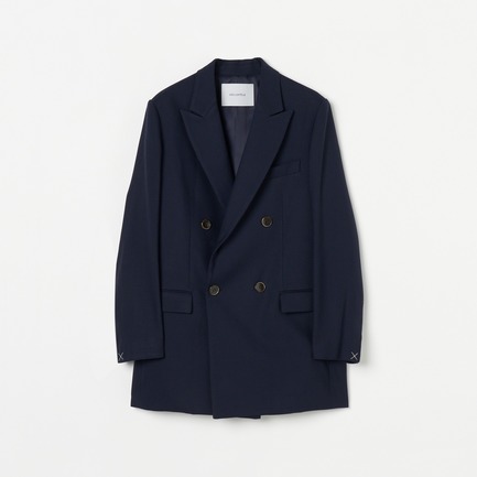 the Ellison W Jacket (RAYON WOOL POPLIN ) 詳細画像 ネイビー 1